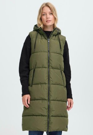 OXSOLICE - Chaleco - dusty olive