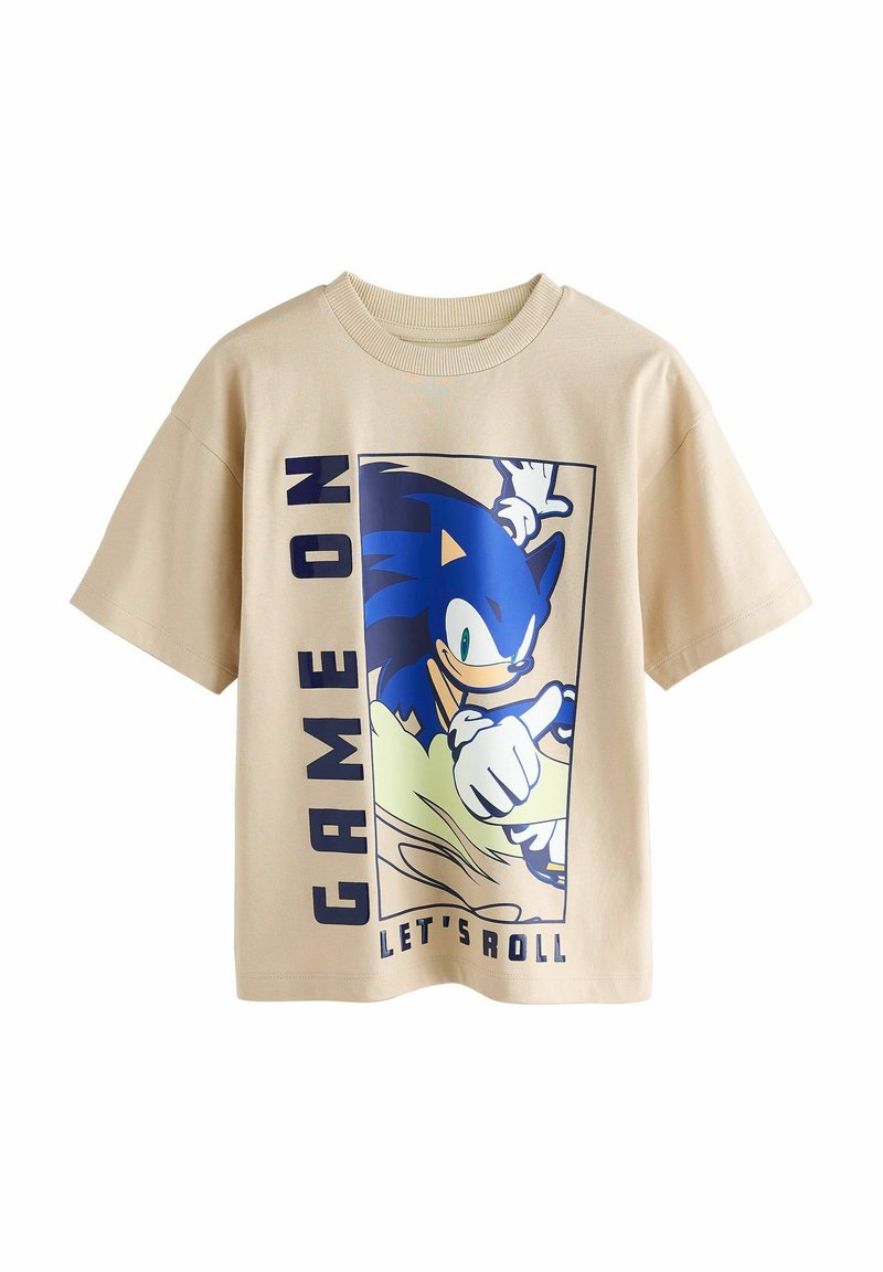 Next LICENSED SONIC - REGULAR FIT - T-shirts print - cement
