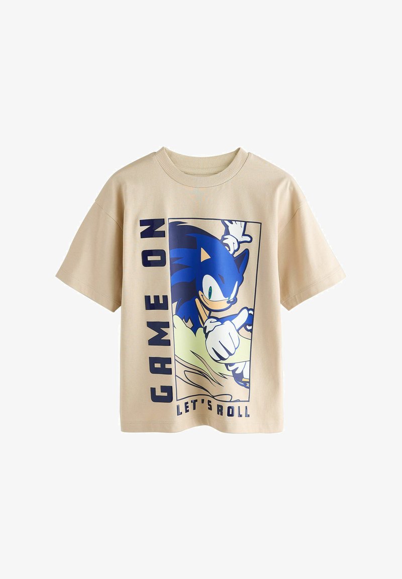 Next LICENSED SONIC - REGULAR FIT - Print T-shirt - cement