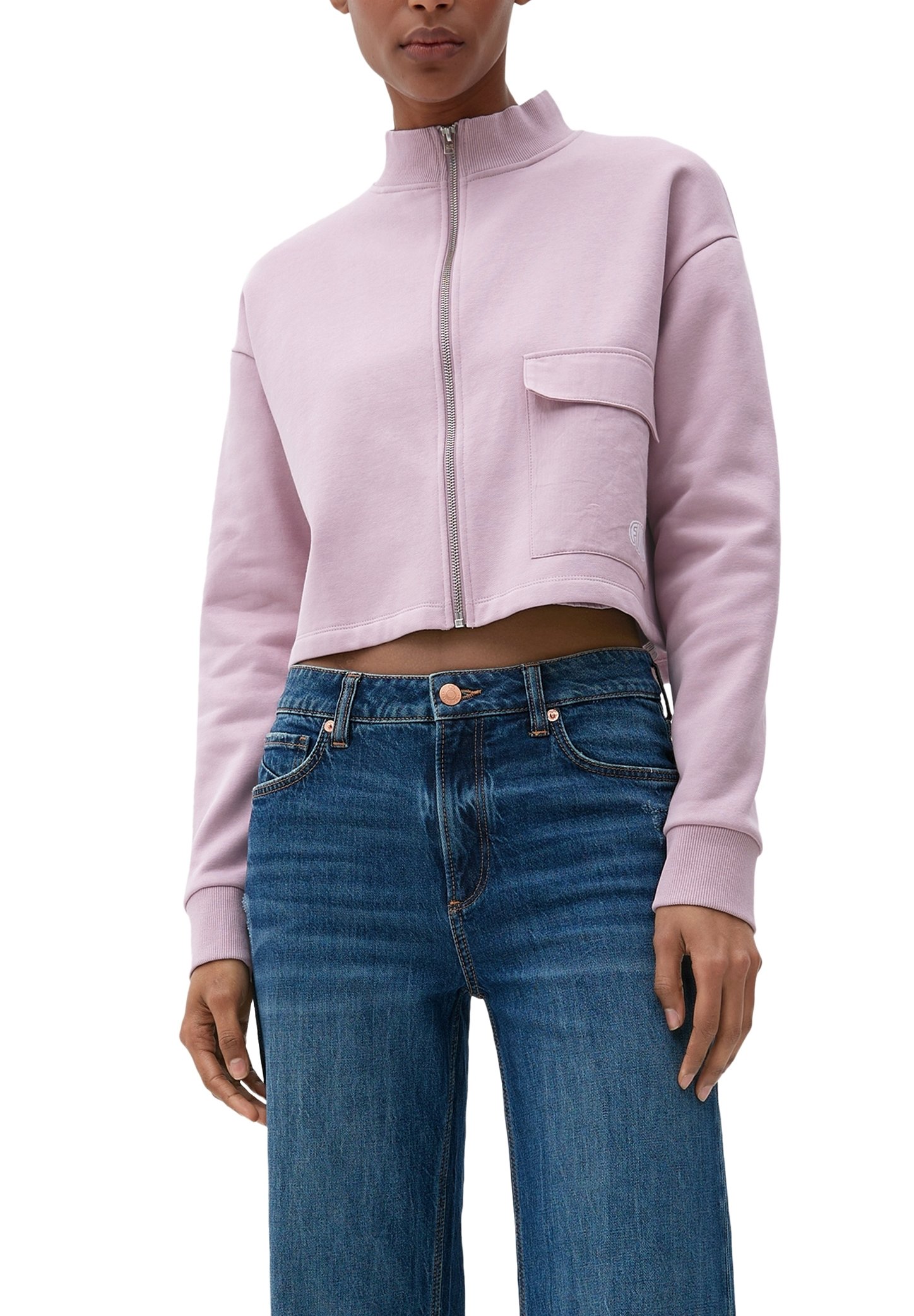 QS IM BOXY FIT - Bluza rozpinana/jasnoróżowy - Zalando.pl
