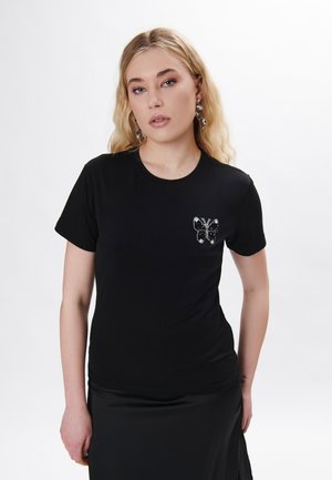 T-shirt print - black