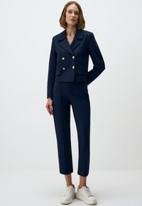 LONG SLEEVE WITH BUTTON DETAIL - Blazer - dark blue