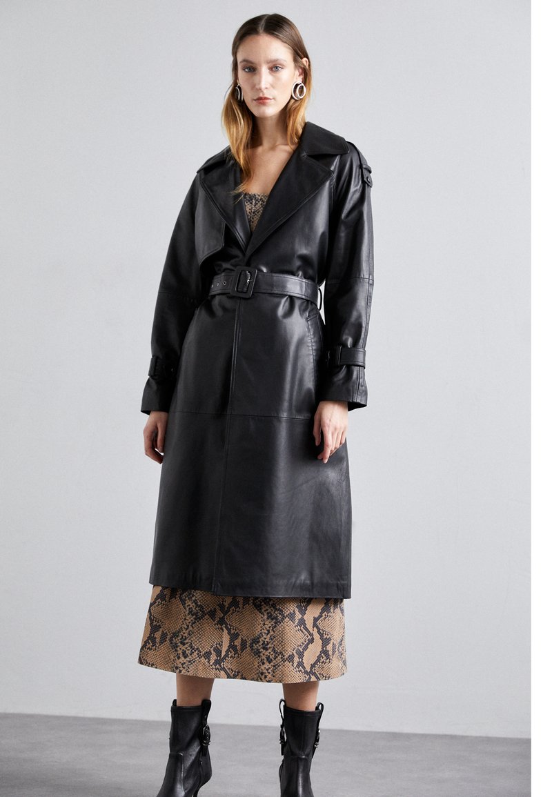 STUDIO ID - OVERSIZED - Trench - black, Agrandir