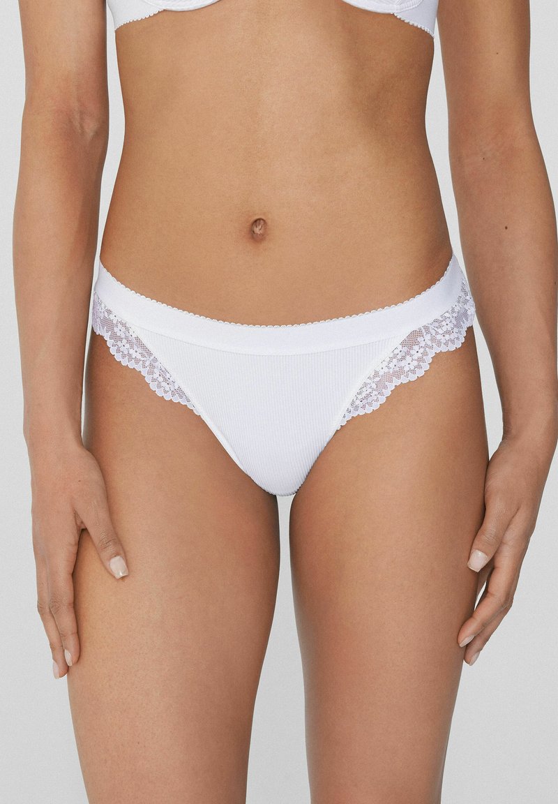 Tezenis - BRAZILIAN  LOUNGE RETREAT - Thong - weiß white, Enlarge