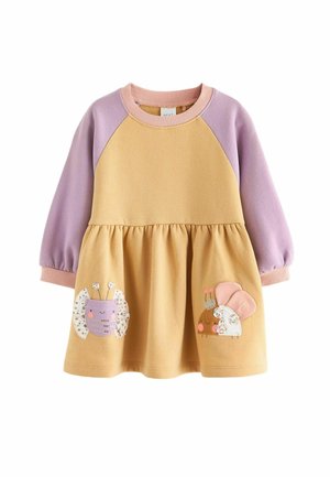 LONG SLEEVE - REGULAR FIT - Rochie de zi - yellow