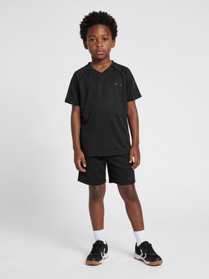 Hummel, HUMMEL HMLJR REG ACTIVE T-SHIRT S/S UNISEX - T-shirts print - black