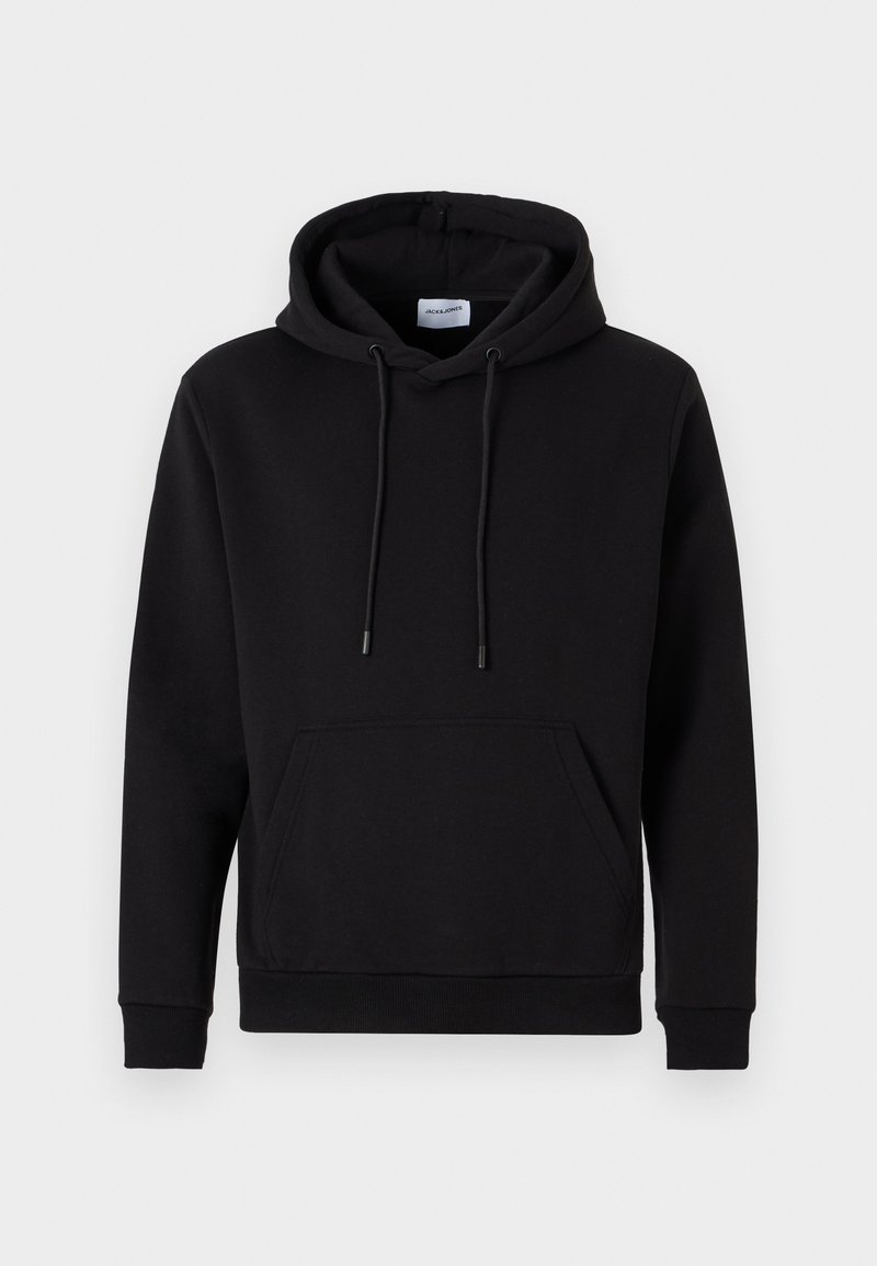 Fleece Jack And Jones Schwarzer Pullover Logo Kapuzenpullover - Main Image