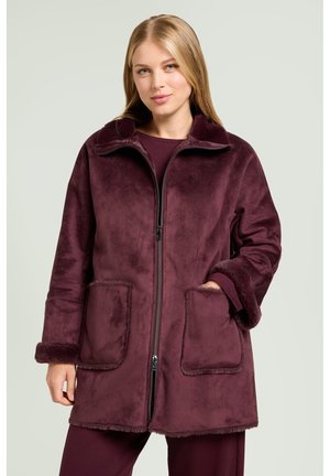 SOFT-TOUCH. - Wintermantel - bordeaux