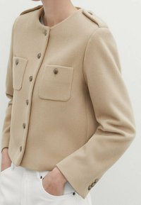 Massimo Dutti Lichte jas - beige