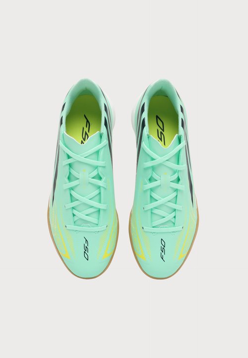 adidas F50 HYPERFAST LEAGUE - Botines de fútbol sala - pulse mint/night navy/solar lemon — photo 4