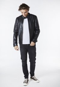 Bolongaro Trevor RACER - Chaqueta de cuero - schwarz