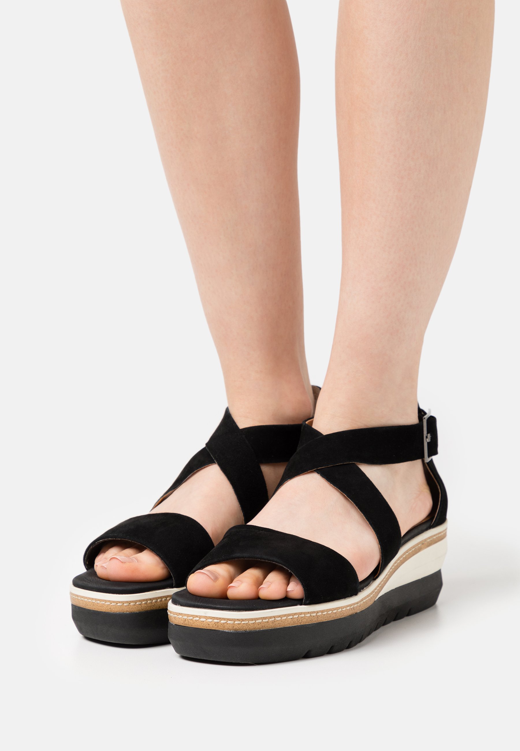Tamaris Sandalen met plateauzool - brandy mBdDYLpT