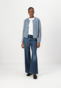 Tommy Hilfiger WIDE LEG  - Wide Leg - blue denim