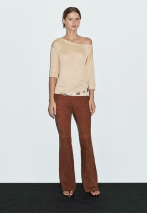 LIGHTWEIGHT  - Langærmet T-shirt - beige