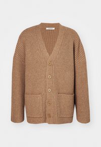 BOXY CARDIGAN - Kardigan - praline