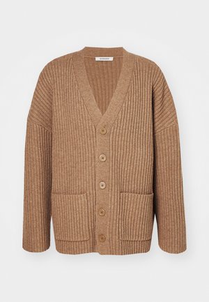 BOXY CARDIGAN - Cardigan - praline