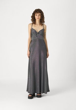 EXCLUSIVE GLITTER SWING MAXI - Gallakjole - silver glitter