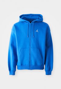 Sweater met rits - sport blue/white