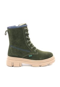 Kickers GOJI - Botines con cordones - kaki