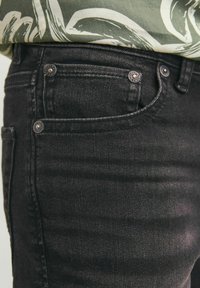Jack & Jones Junior REGULAR FIT - Jeansshorts - black denim