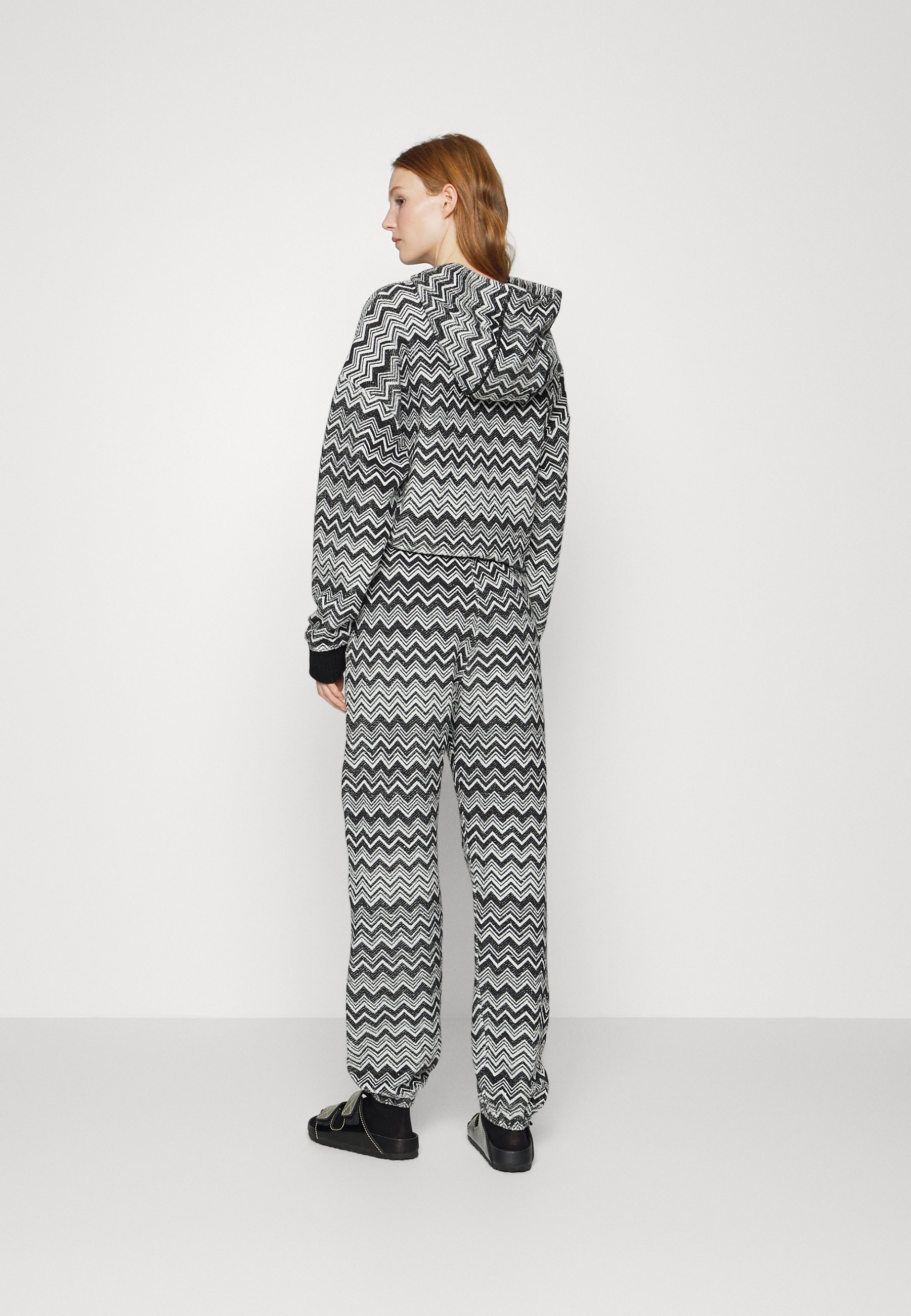Missoni Tracksuit bottoms - black/white 