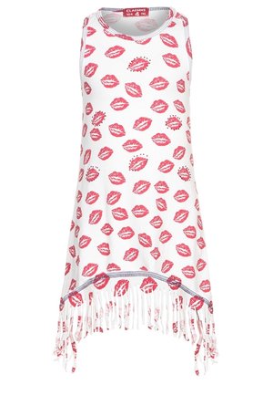 Jerseykleid - weiß