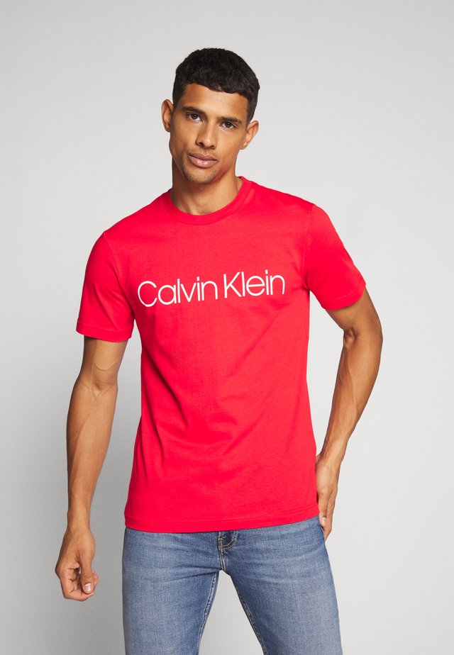 FRONT LOGO - Camiseta estampada - red