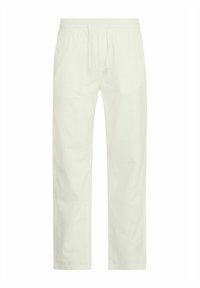 BHVOLKEN LINEN MIX - Pantalones - snow white