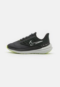 Nike Performance - AIR WINFLO 9 SHIELD - Neutral running shoes - black/white/dark smoke/grey/volt/grey fog Thumbnail Image 1