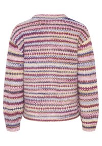 Culture CUHAZEL - Vesta na kopčanje - purple melange multi