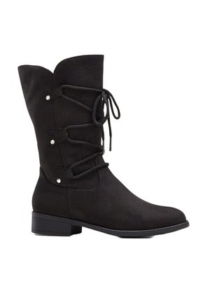 Bottes à lacets - black
