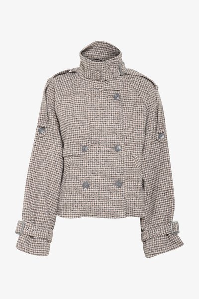 AVIC SHORT JACKET - Veste mi-saison - rose dust/grey