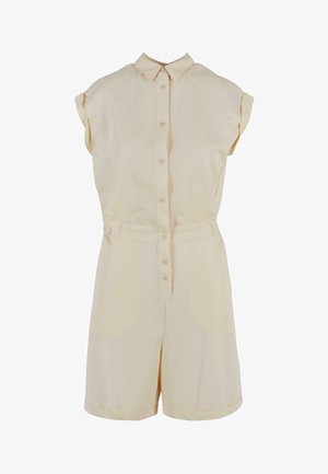 Urban Classics, TWILL - Kezeslábas - whitesand
