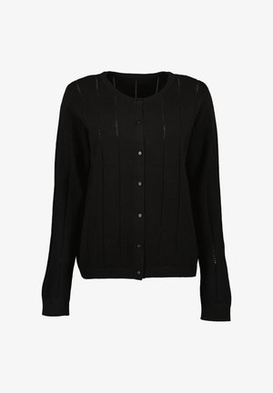 Blue Seven CLOUDBURST - Strickjacke - schwarz