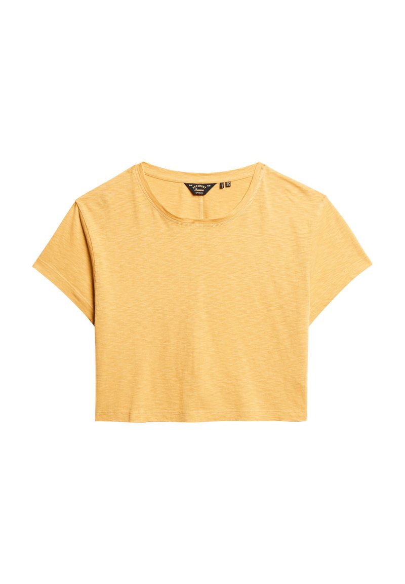 Superdry & Co T-shirt basic geel