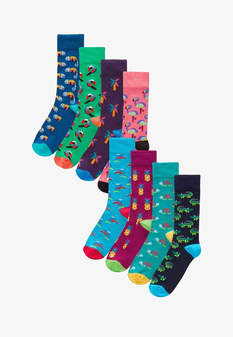 Next GEOMETRIC PATTERN 8 PACK - Strømper - bright animals