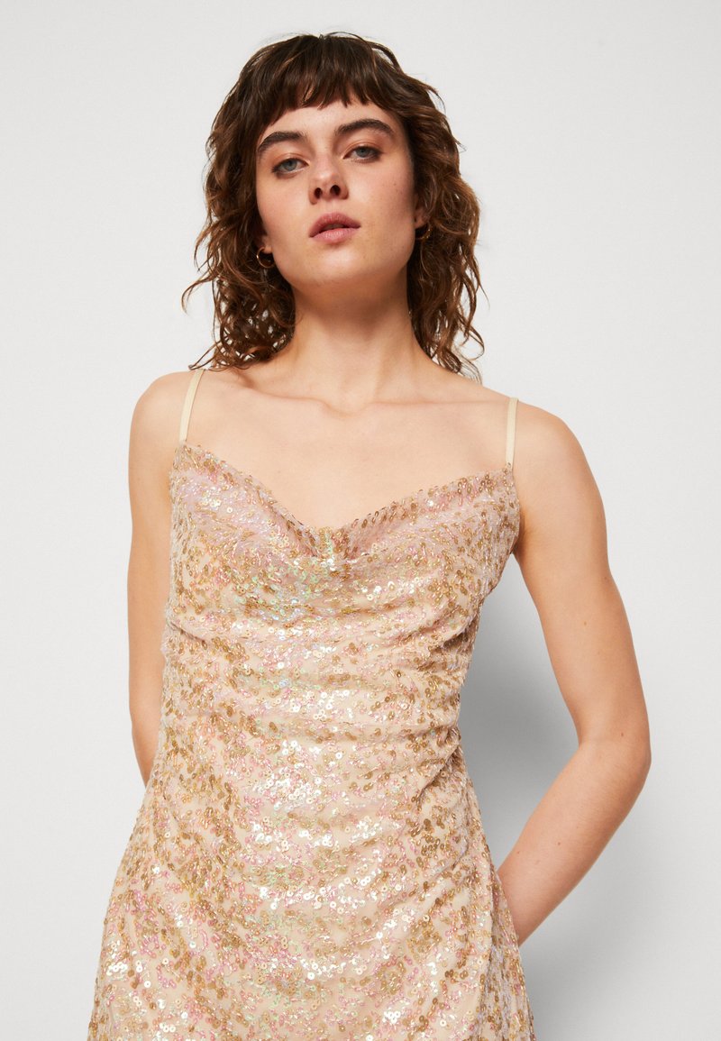 silver dress golden globes Axelle sequin-embellished dress main image 0