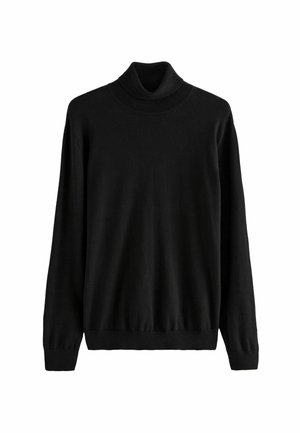 LONG SLEEVE ROLL NECK - REGULAR FIT - Strickpullover - black