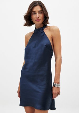 TIE BACK - Dnevna obleka - navy