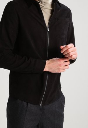 Kunstlederjacke - black