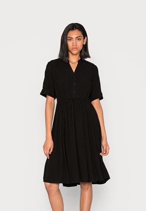 PCOTENA SS - Shirt dress - black