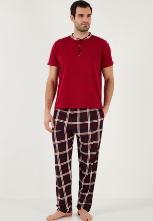 REGULAR FIT SET - Pyžamová súprava - bordeaux