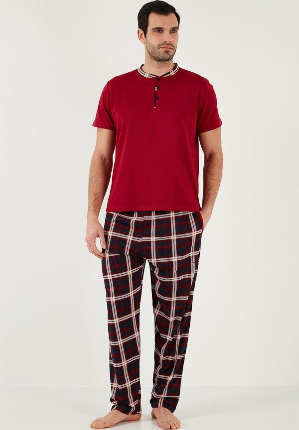 REGULAR FIT SET - Nachtwäsche Set - bordeaux