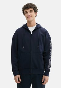 TOM TAILOR DENIM Zip-up sweatshirt - sky captain blue