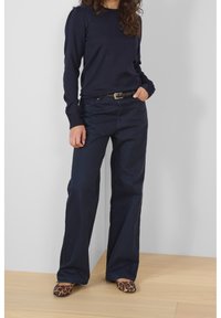 Saint Tropez Stickad tröja - dark blue