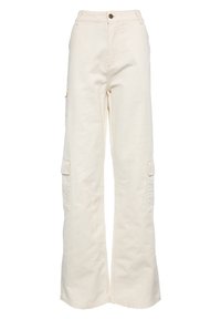 Flared jeans - off white