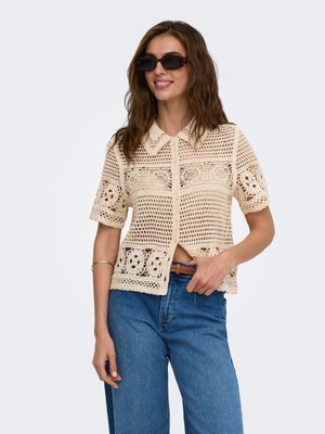ONLY, TOP ONLLEILANI TOP - Bluza s gumbima - creme