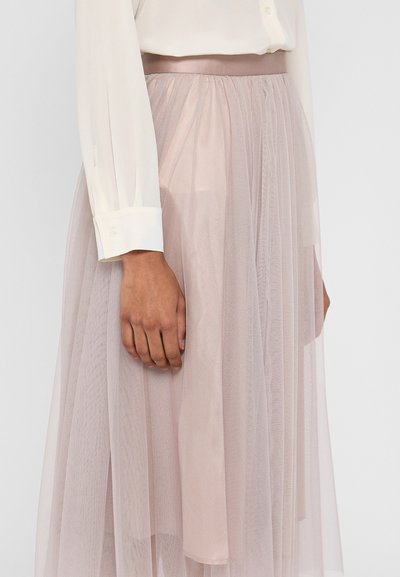 Ida Sjöstedt FLAWLESS SKIRT - Jupe trapèze - pastel mink