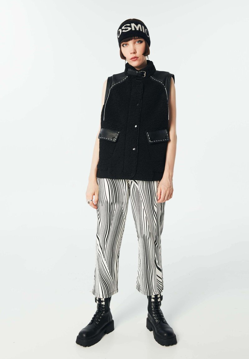 Twist LEATHER MIX SHEARLING Winter jacket black Zalando.de