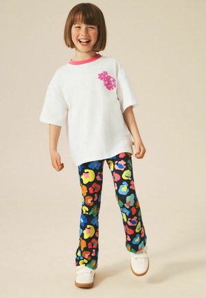 Little Bird, REGULAR FIT - T-SHIRT AND LEGGINGS 2 PIECE SET - Leggings - rainbow leopard